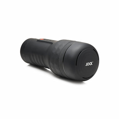 JOCK TIGHTENING & VIBRATING MASTURBATOR CLEAR