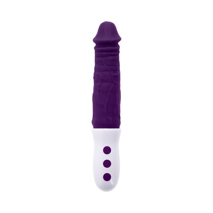 EVOLVED PLUM THRUST RECHARGEABLE THRUSTING VIBE SILICONE