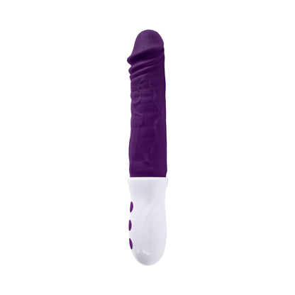 EVOLVED PLUM THRUST RECHARGEABLE THRUSTING VIBE SILICONE