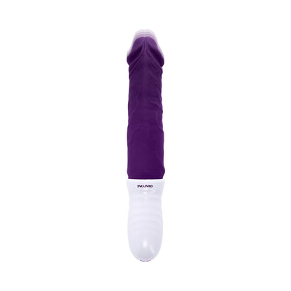 EVOLVED PLUM THRUST RECHARGEABLE THRUSTING VIBE SILICONE