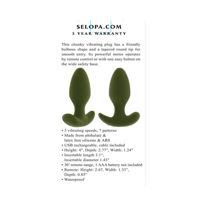 SELOPA - THE COLONEL GREEN