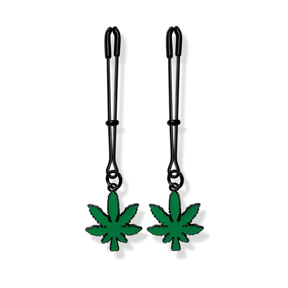 STONER VIBES CHRONIC COLLECTION ADJUSTABLE TWEEZER NIPPLE CLAMPS