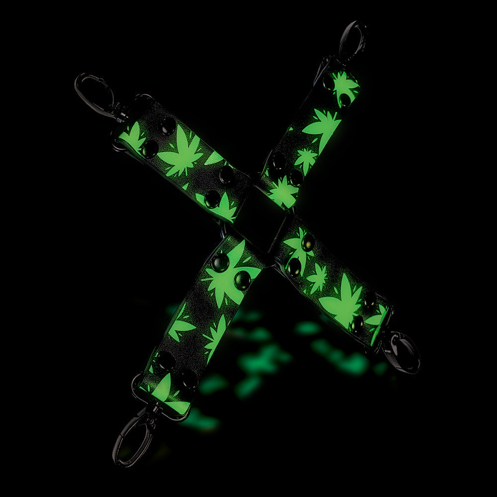 GLOBAL NOVELTIES - STONER VIBES CHRONIC COLLECTION GLOW IN THE DARK HOGTIE