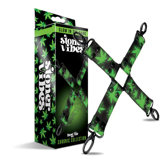 GLOBAL NOVELTIES - STONER VIBES CHRONIC COLLECTION GLOW IN THE DARK HOGTIE
