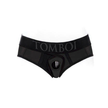 SPAREPARTS TOMBOI COVER BRIEF STYLE UNDERWEAR HARNESS NYLON BLACK/BLACK XL