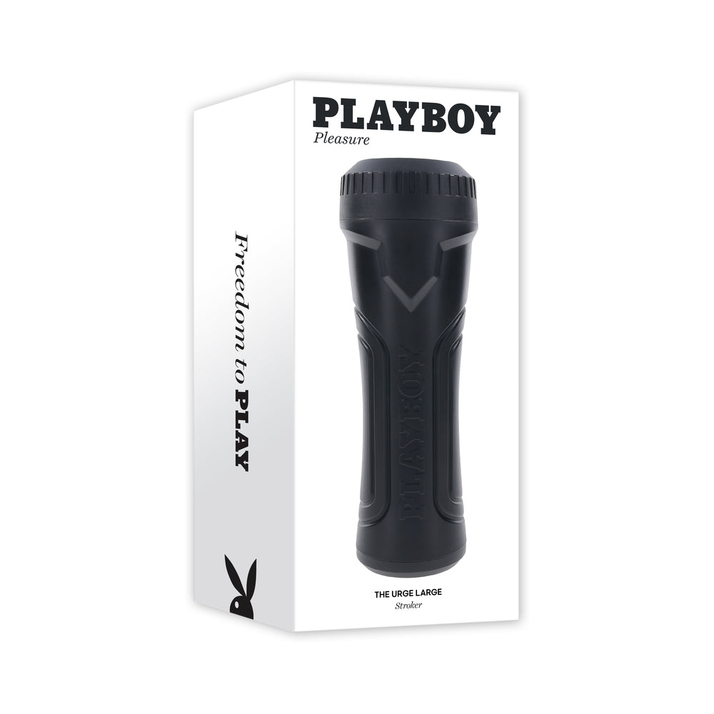 PLAYBOY THE URGE LARGE STROKER NON VIBRATING TPE BLACK