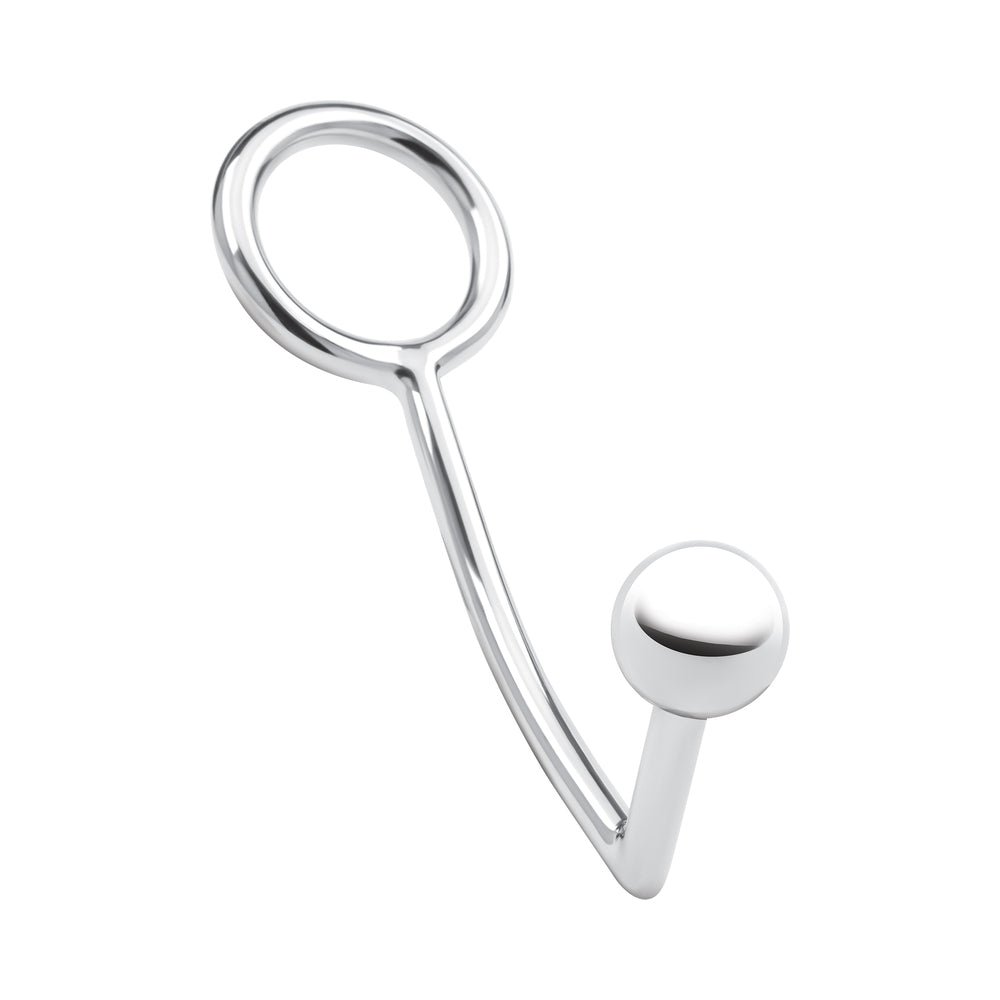 BLUE LINE STAINLESS STEEL ANAL HOOK & COCK RING