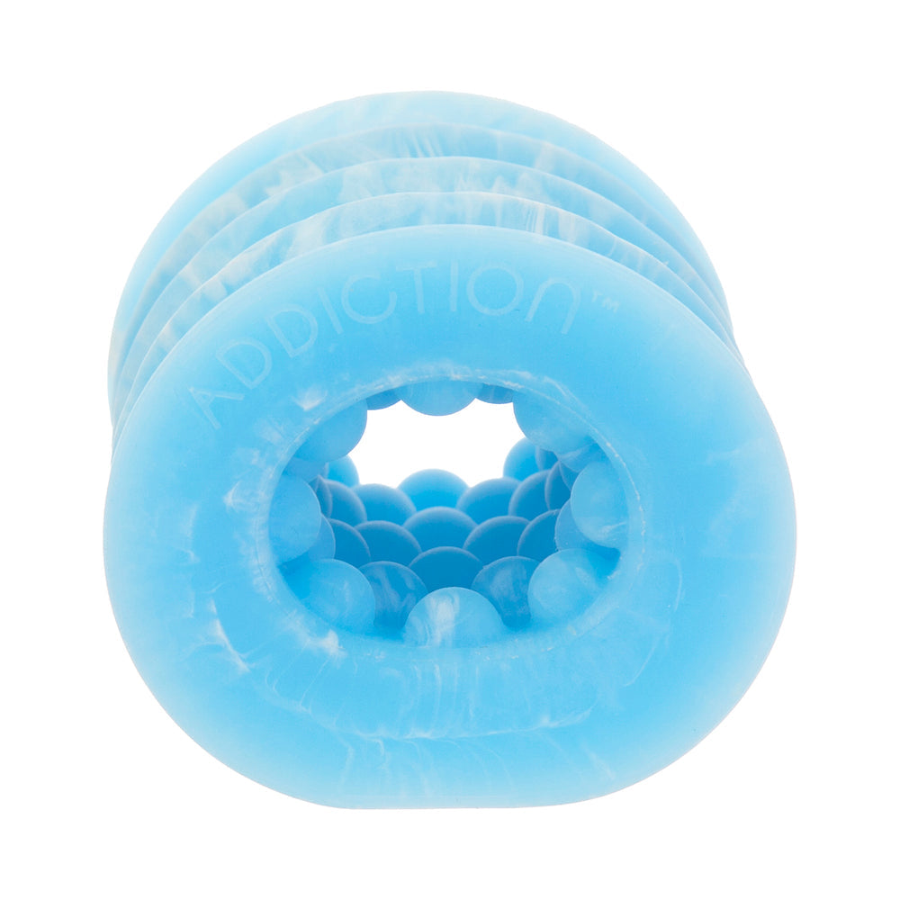 ADDICTION SILICONE REVERSIBLE STROKER GLOW-IN-THE-DARK