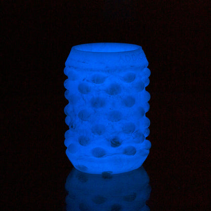 ADDICTION SILICONE REVERSIBLE STROKER GLOW-IN-THE-DARK