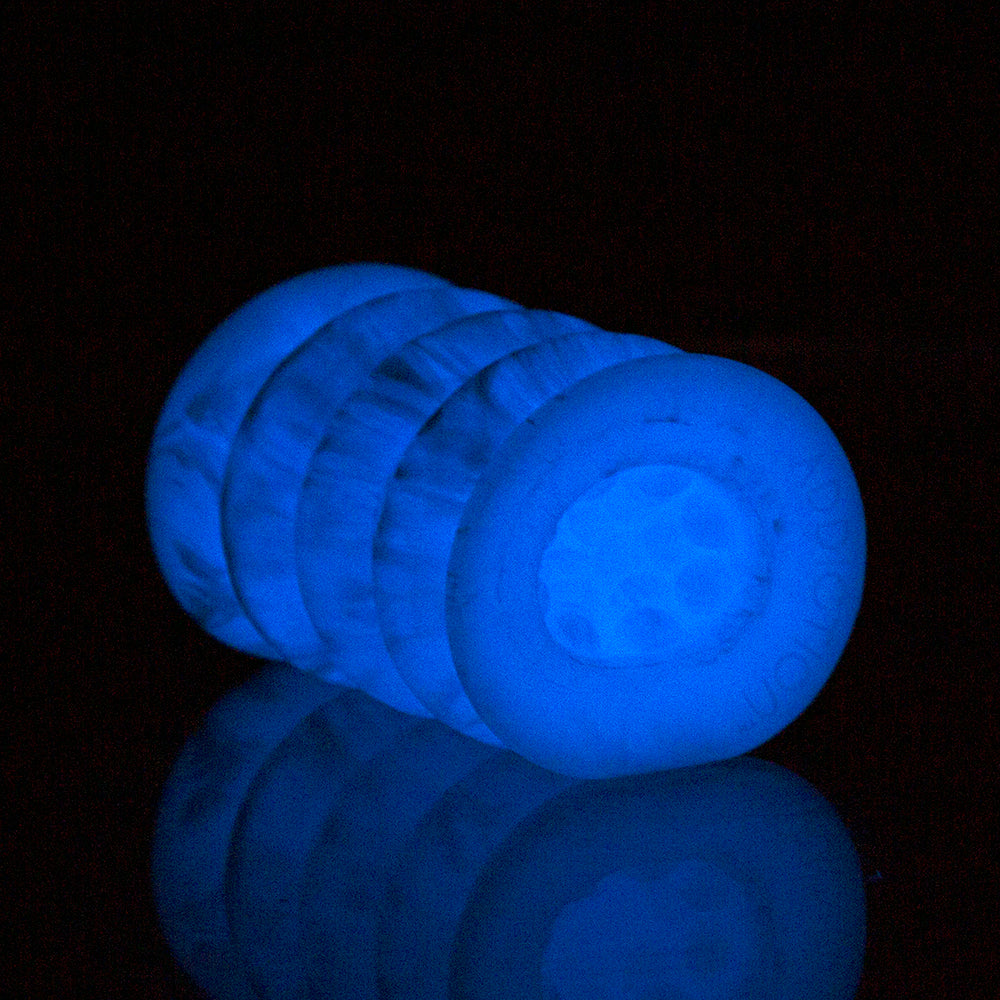 ADDICTION SILICONE REVERSIBLE STROKER GLOW-IN-THE-DARK