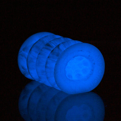 ADDICTION SILICONE REVERSIBLE STROKER GLOW-IN-THE-DARK
