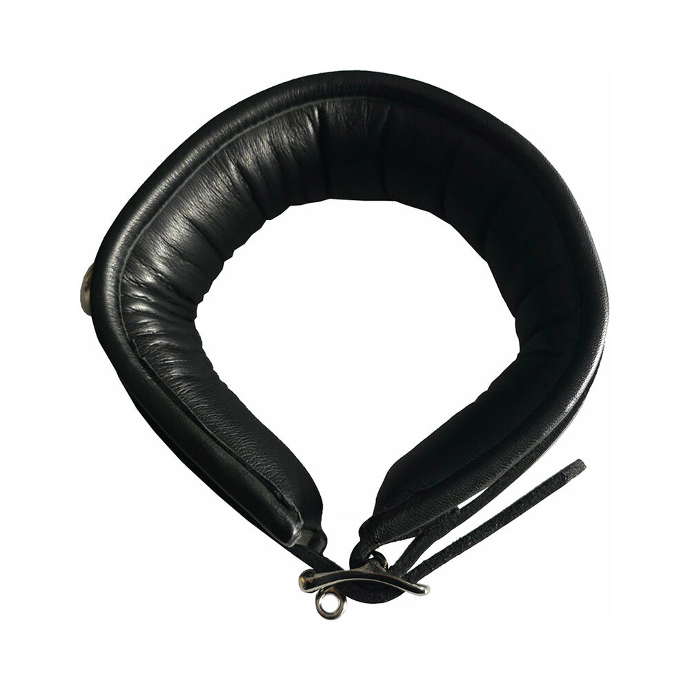 ROUGE LEATHER PADDED COLLAR BLACK/BLACK