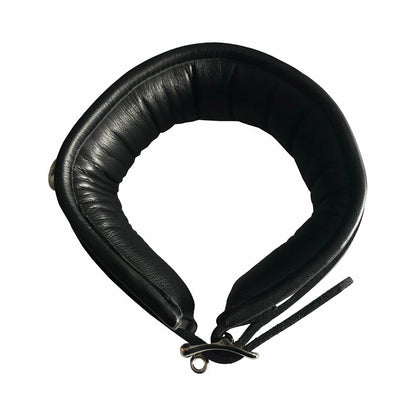 ROUGE LEATHER PADDED COLLAR BLACK/BLACK