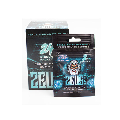 ZEUS - PLUS MALE SUPPLEMENT GUMMIES WILDBERRY 2PK (24/DP)