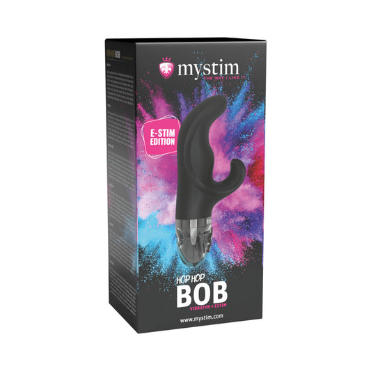 MYSTIM - HOP HOP BOB ESTIM VIBRATOR BLACK