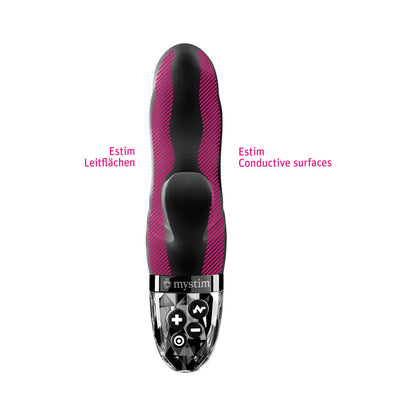 MYSTIM HOP HOP BOB ESTIM VIBRATOR BLACK