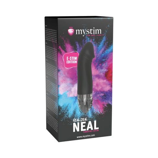 MYSTIM - REAL DEAL NEAL ESTIM VIBRATOR BLACK