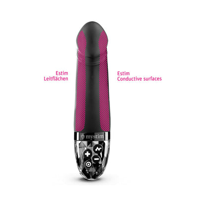 MYSTIM REAL DEAL NEAL ESTIM VIBRATOR BLACK