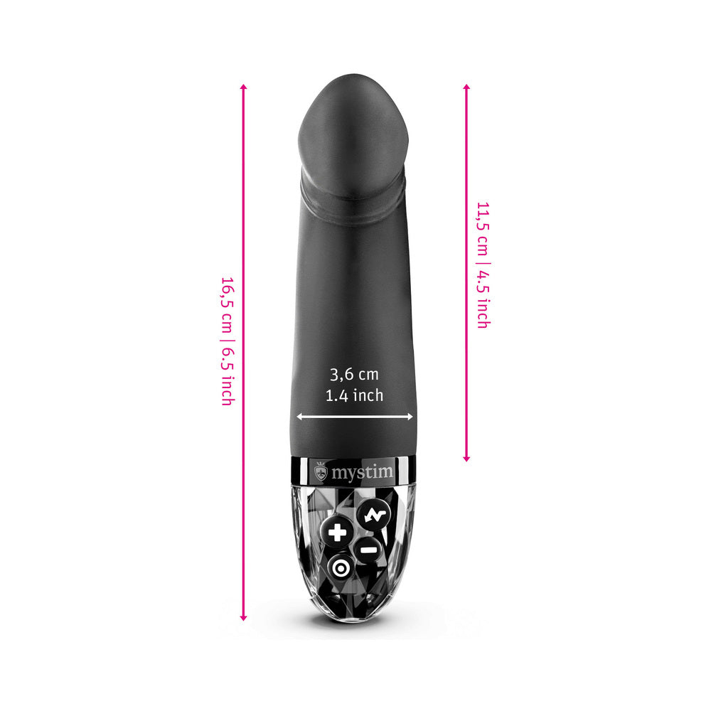 MYSTIM REAL DEAL NEAL ESTIM VIBRATOR BLACK