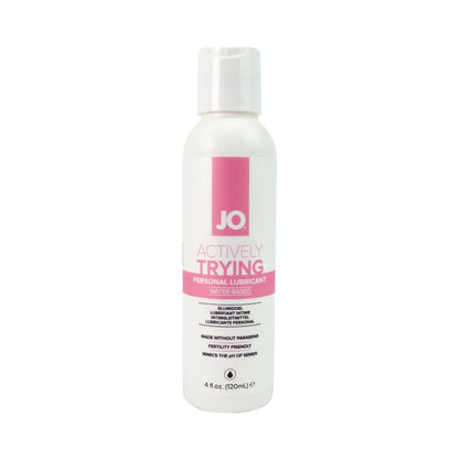 SYSTEM JO - JO ACTIVELY TRYING PARABEN-FREE WATER-BASED LUBRICANT 4 OZ.