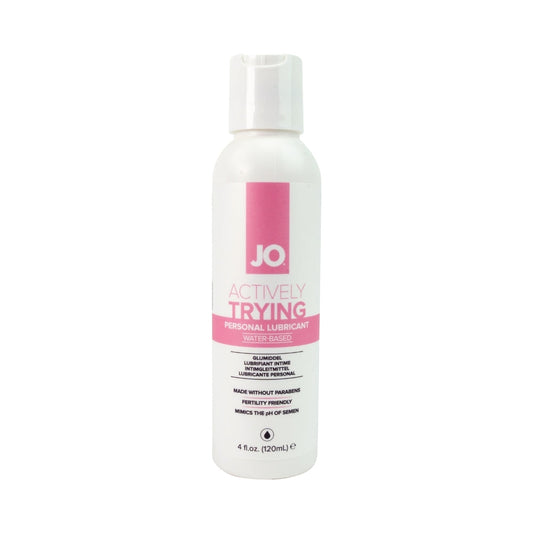 SYSTEM JO - JO ACTIVELY TRYING PARABEN-FREE WATER-BASED LUBRICANT 4 OZ.