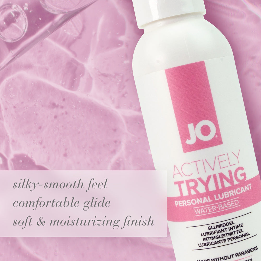 SYSTEM JO - JO ACTIVELY TRYING PARABEN-FREE WATER-BASED LUBRICANT 4 OZ.