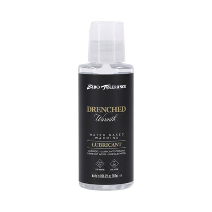 TOLERANCIA CERO - LUBRICANTE CALENTADOR A BASE DE AGUA DRENCHED WARMTH 2 OZ.
