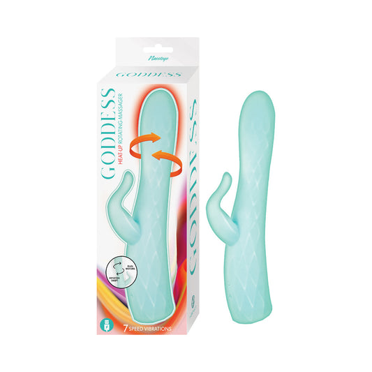 NASSTOYS - GODDESS HEAT UP ROTATING MASSAGER AQUA