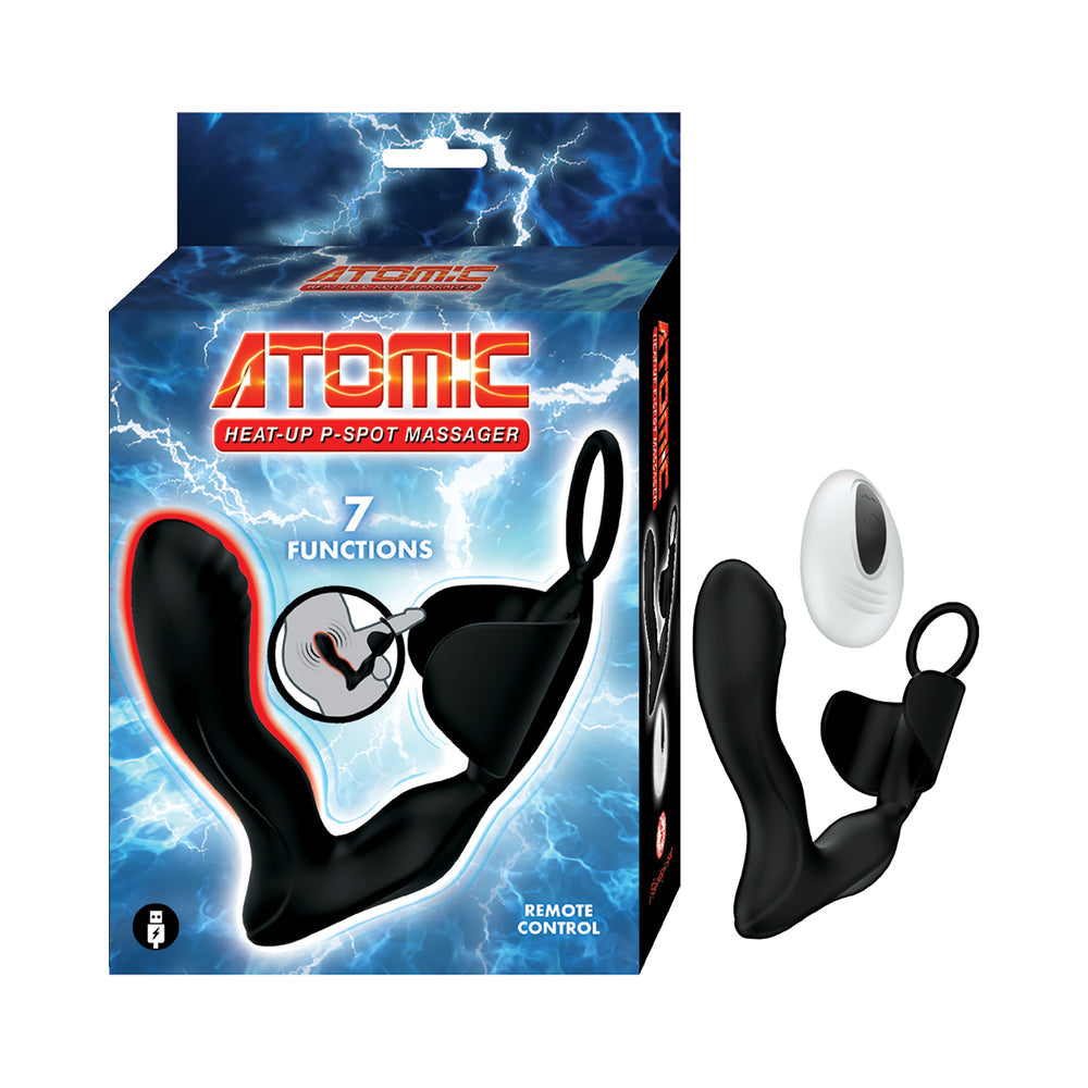 ATOMIC HEAT-UP P-SPOT MASSAGER BLACK