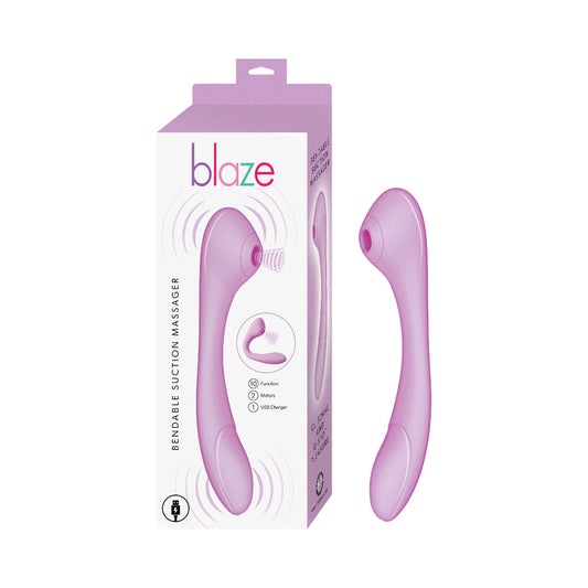 NASSTOYS - BLAZE MASAJEADOR DE SUCCIÓN FLEXIBLE
