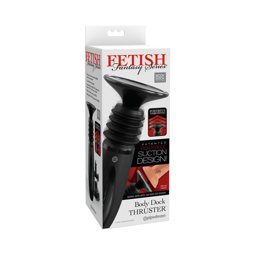 FETISH FANTASY SERIES - BODY DOCK THRUSTER DILDO CLAMP WITH 7 PUSH MODES BLACK