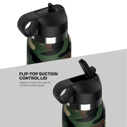 PDX PLUS FAP FLASK HAPPY CAMPER DISCREET STROKER CAMO FROSTED