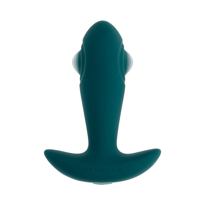 GENDER X TUNNEL TAPPER RECHARGEABLE VIBRATING ANAL PLUG WITH REMOTE TEAL