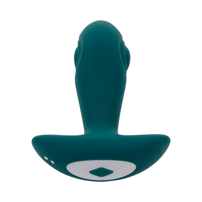 GENDER X TUNNEL TAPPER RECHARGEABLE VIBRATING ANAL PLUG WITH REMOTE TEAL