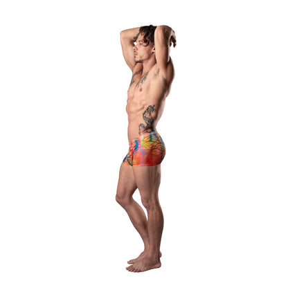 MALE POWER - YOUR LACE OR MINE POUCH SHORT MULTICOLOR XL