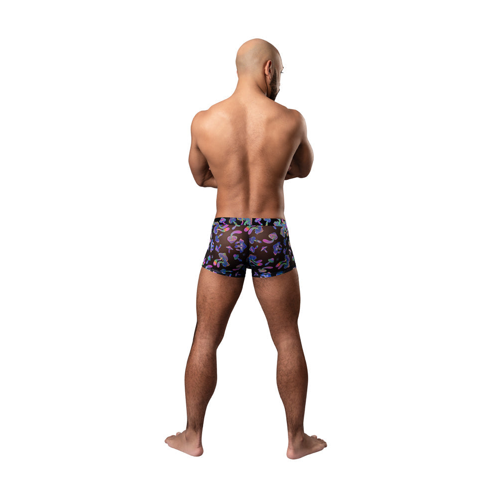 MALE POWER HAZY DAYZ POUCH SHORT MUSHROOMS S