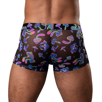 MALE POWER HAZY DAYZ POUCH SHORT MUSHROOMS S