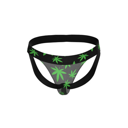 MALE POWER HAZY DAYZ JOCK POT LEAF L/XL