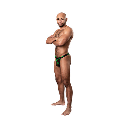MALE POWER - HAZY DAYZ MICRO THONG POT LEAF S/M