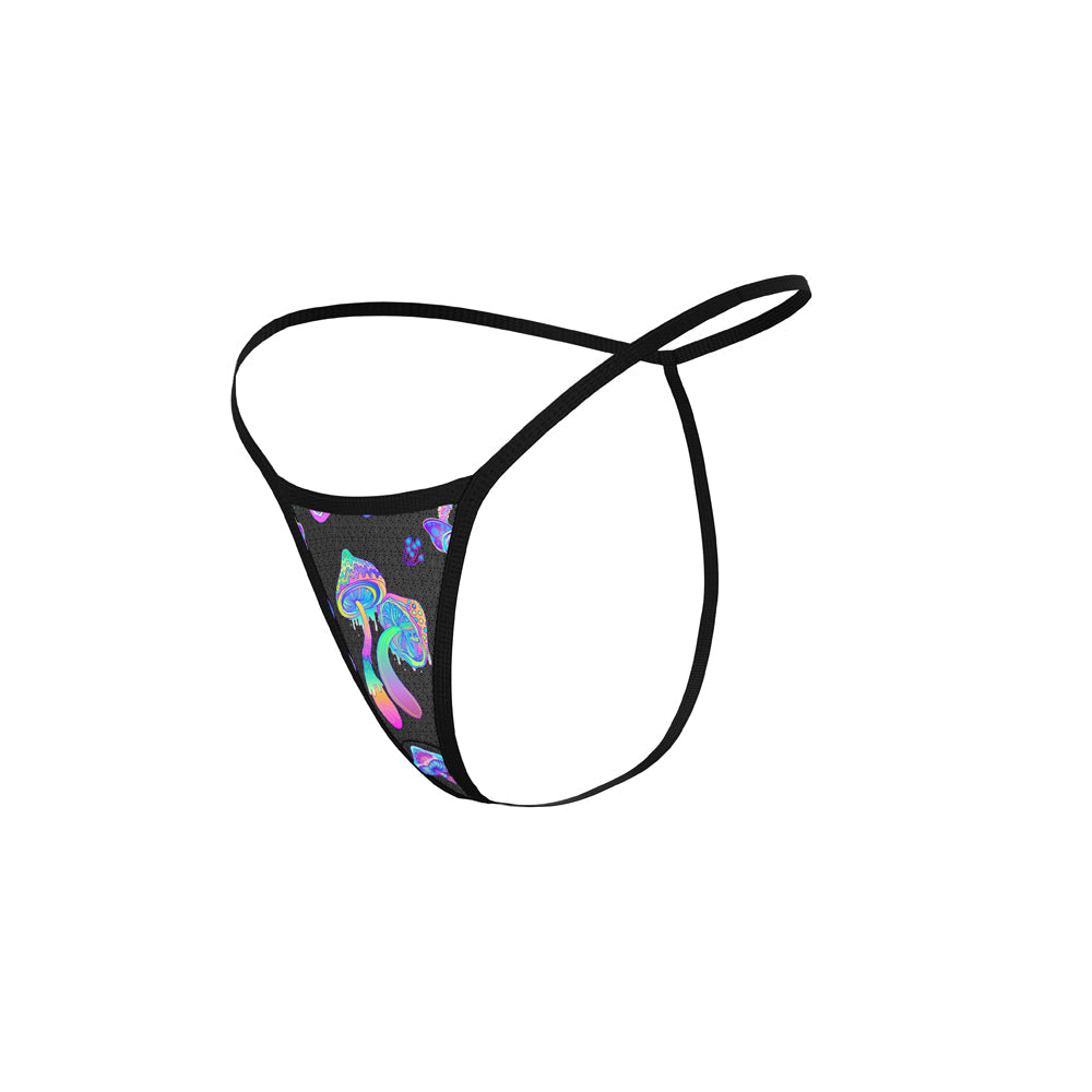 MAGIC SILK HAZY DAYZ CROP TOP, SKIRT & G-STRING SET MUSHROOM S/M