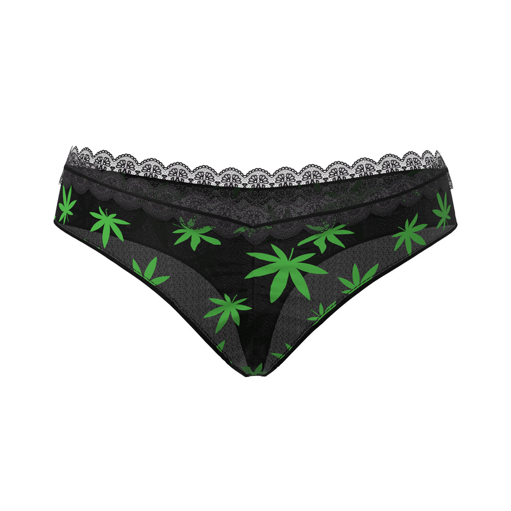 MAGIC SILK - HAZY DAYZ BOY SHORT POT LEAF