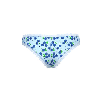 MAGIC SILK SWEET TREATS BOY SHORT WITH LUBE BLUEBERRY S/M