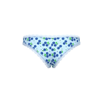 MAGIC SILK SWEET TREATS CROTCHLESS BOY SHORT WITH LUBE BLUEBERRY S/M