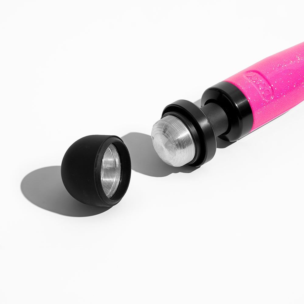 DOXY DIE CAST 3 COMPACT WAND VIBRATOR HOT PINK