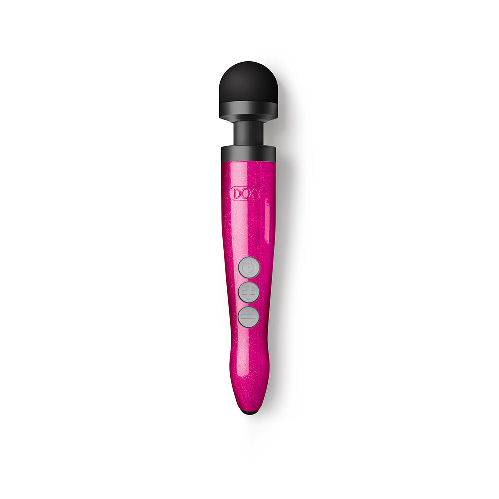 DOXY DIE CAST 3R RECHARGEABLE COMPACT WAND VIBRATOR HOT PINK