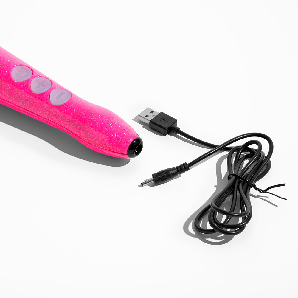 DOXY - DIE CAST 3R RECHARGEABLE COMPACT WAND VIBRATOR HOT PINK