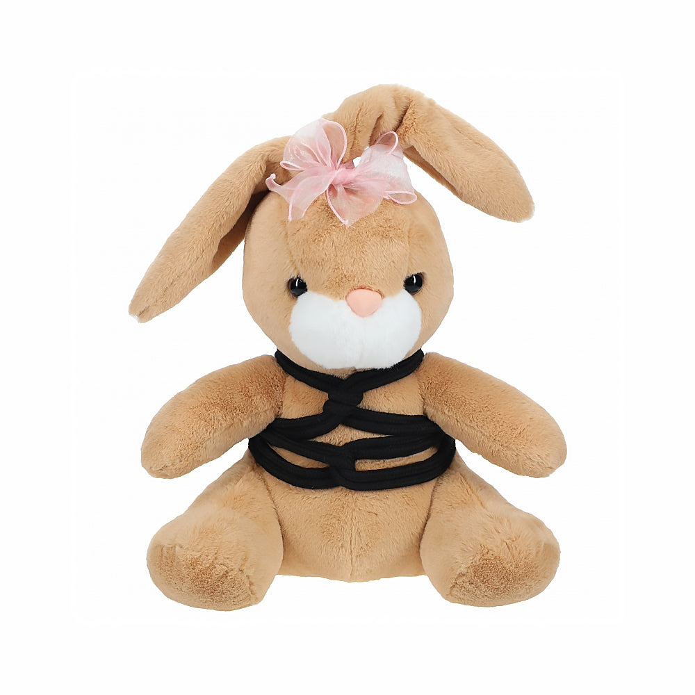 SHOTS BUNNY SHIBARI STUFFY BROWN