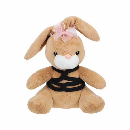 SHOTS BUNNY SHIBARI STUFFY BROWN