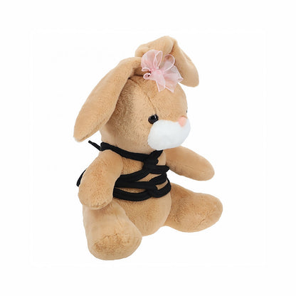 SHOTS BUNNY SHIBARI STUFFY BROWN