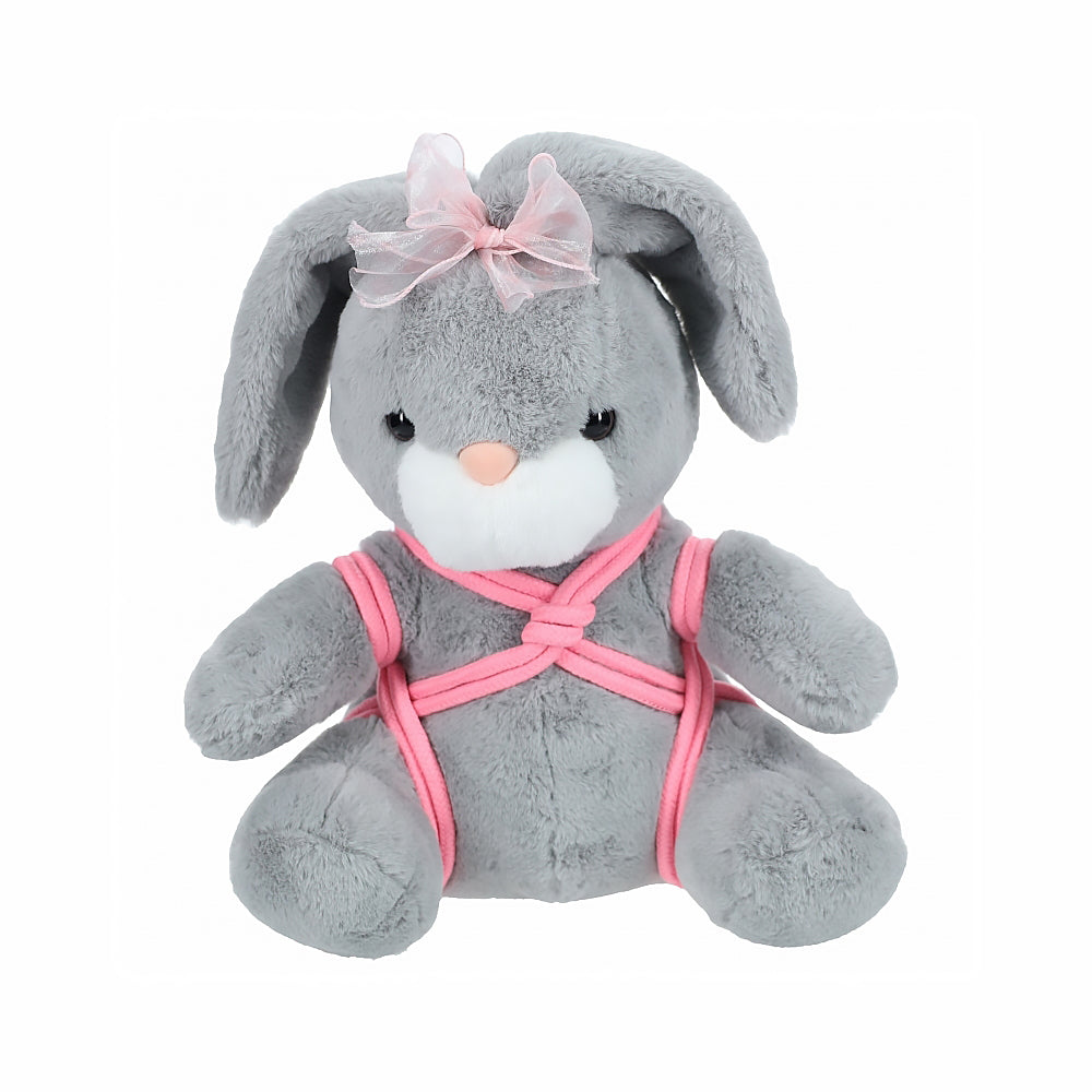 SHOTS BUNNY SHIBARI STUFFY GREY